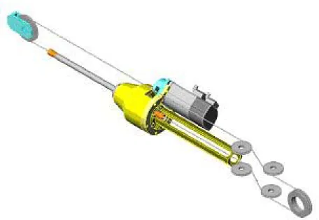 Figure 14  - Virtuose 6D 4040 Haption ball-screw/cable actuators 