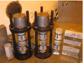 Figure 5: Scheme of hydraulic circuit to monitor loading on samples