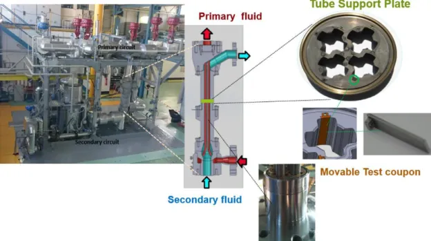 Figure 4: Colentec stet up and the SG mock up associated 