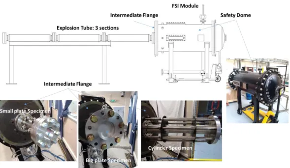 Figure 2. FSI module and specimens. 
