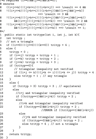 Figure 11: Tritype program