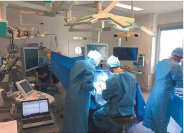 Fig. 1. Operating room of the Neurosurgery department Tours hospital.