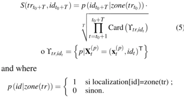 Figure 4: Network topology modelling. A non-oriented graph link entry/exit areas of the adjacent cameras.