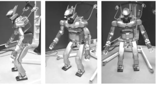 Fig. 8. Postures generated on an HRP-2 humanoid.