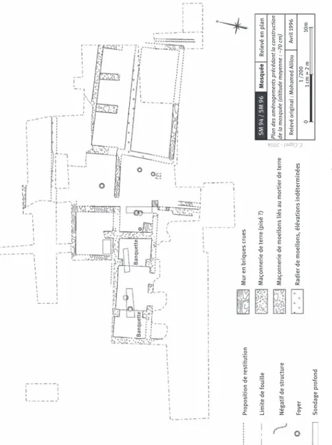 Fig. 12.7: Plan de la structure domestique midrāride dite « maison à alcôves » (Chloé Capel d’après un document du MAPS de 1996)