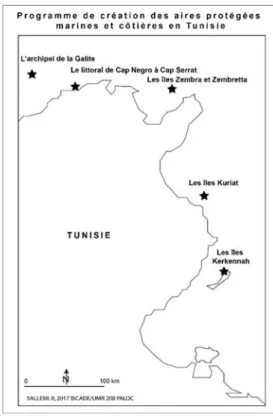 Fig. 2. Sites identifiés par l’APAL faisant l’objet de projets d’AMCP