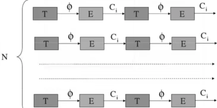 Figure 4 : Simplified irradiation scheme of ECRIX-H test  pins 
