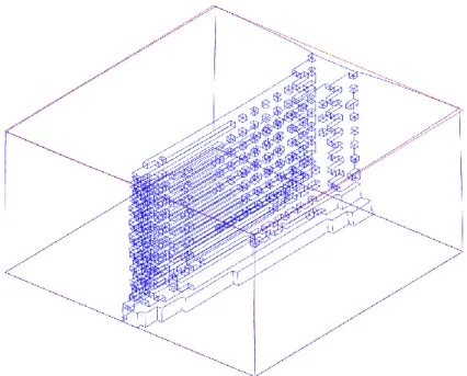 Figure 2 – Déformée (x 2,5) de la pièce à la fin du dépôt des 10 couches 