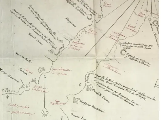 Figure  3.1.  “Plan  du  Canal  de  la  Mer  Noire  par  Antoine  Mercenier,  1783”  (SHD,  1  VM 275, Carton 13) 