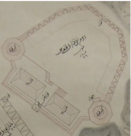 Figure 2.5.: Ottoman Plan of Rumeli Feneri fortress: “Rumili Feneri Kal‘ası” (TSMA. 