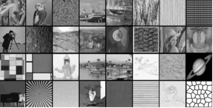 Fig. 1. Image data set used in the experiments.