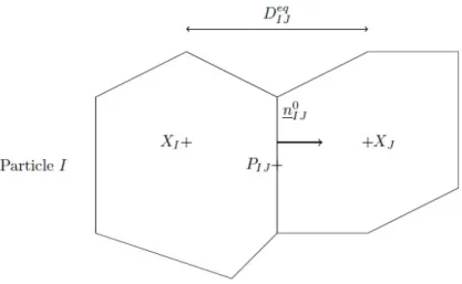 Figure 1. Geometric description of the particles.