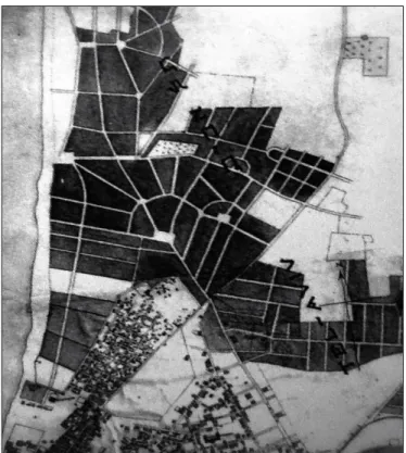 Figure  18  :  Extrait  de  :  Plan  de  Jaffa-Tel  Aviv,  Kaufmann,  1922,  Weill,  Palestine Land Développement Compagny, p