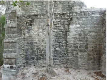 Figure A47) is composed of two pairs of rooms in tandem, leaning against what has so far been interpreted as a tower-like block of masonry rather than a pyramid-temple.