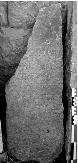 Figure 2 : Inscription Jabal Riyām 2006-17 (© J. Schiettecatte, 2006). 