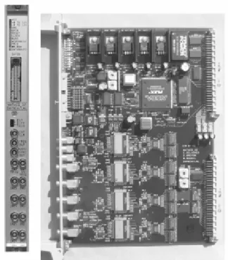 Fig. 5: The 4-channel MATACQVME board. 