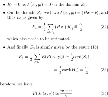 Figure 4 and table 2 show the estimation of the modified estimators for the image (b) of the figure 1