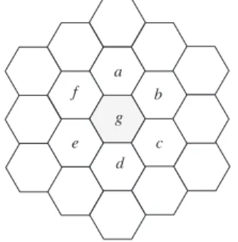 Fig. 2. A configuration in the hexagonal case.