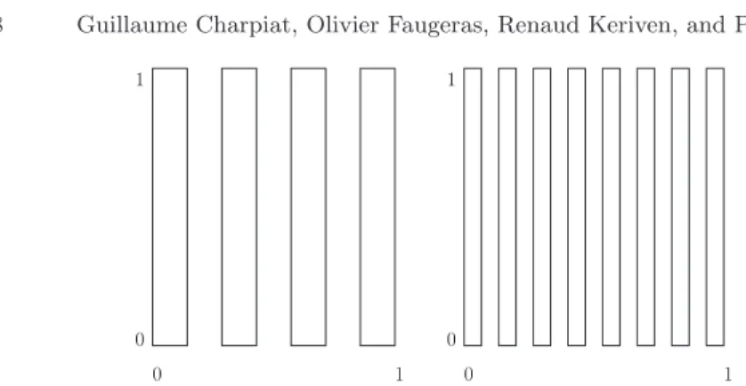 Fig. 1. Two shapes in the sequence {Ω n }, see text: (left) Ω 4 and (right), Ω 8 .