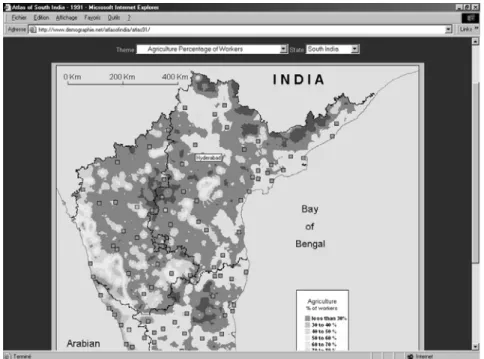 Figure 8: The South India web atlas  