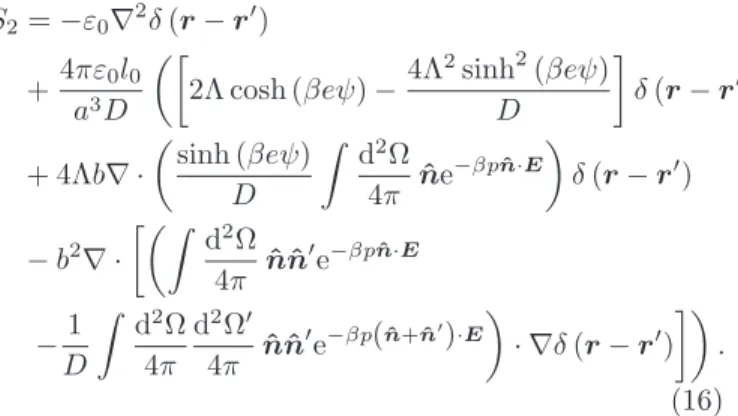 TABLE I: Different parameters used in relation to the dielectric constant.