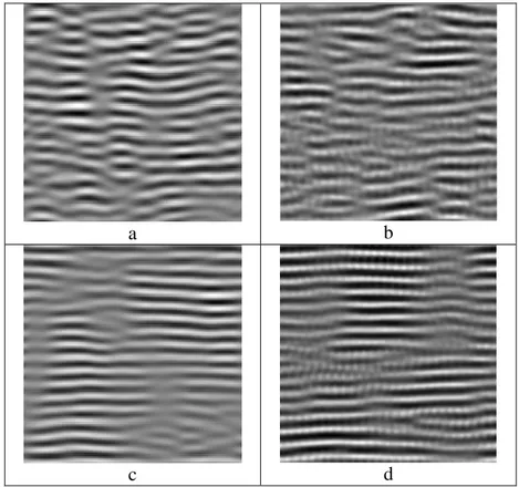 Figure 3: Filtered experimental HRTEM images of an “as prepared (AP)”  (a) and a “heat treated (HT)” 