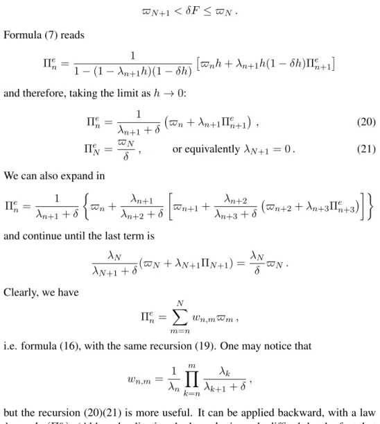 Figure 5 shows the plot of the expected payoff as a function of the rank of entry for the infinite horizon game, computed with the backward algorithm