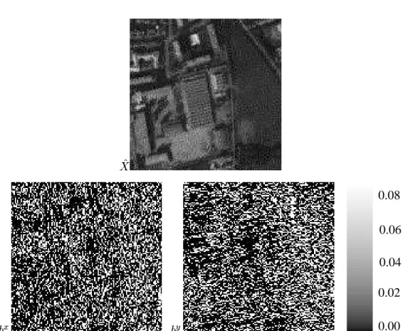 Figure 2.7: Image of fig. 1.1 reconstructed with adaptive parameter fields   estimated from blurred and noisy data 