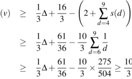 Figure 2: Unavoidable configurations in a 2-connected outerplanar graph.
