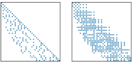 Fig. 2: Matrix Generation Sparsity Pattern Example.