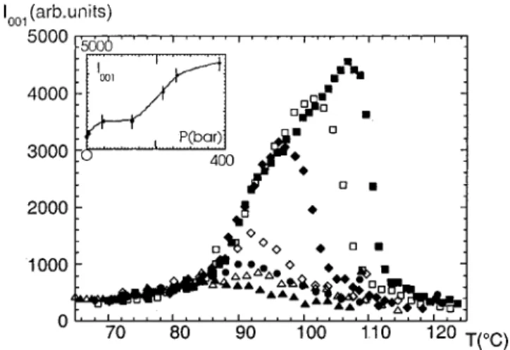 FIG. 3. 共 a 兲 Evolution of the correlation length along the director