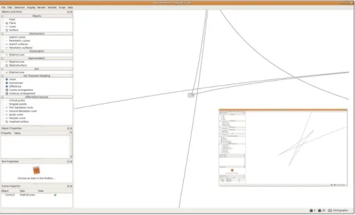 Figure 2.4: Topology of a curve with hidden cusp points.