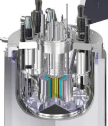 Figure 3: View of reactor vessel (© CEA-FRAMATOME) 