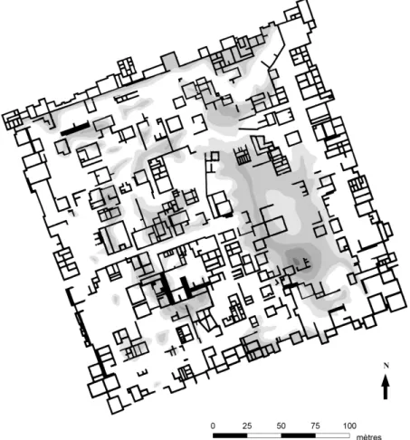 FIGURE 1 Plan of the intra muros area at al-Ukhdūd (Schiettecatte, J. 2011: figure 143)