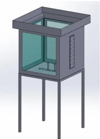 Figure 6: 3D view of main test section 