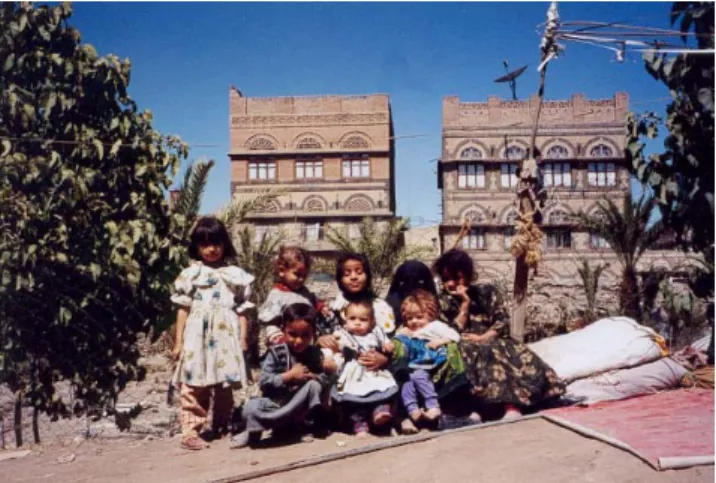 Figure 2 : Le jardin est aussi le territoire des enfants. Jardin Zumar, Sanaa 