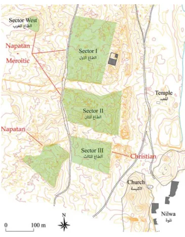 Figure 1. Archaeological map of Sedeinga.