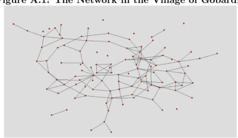 Figure A.1: The Network in the Village of Gobardia