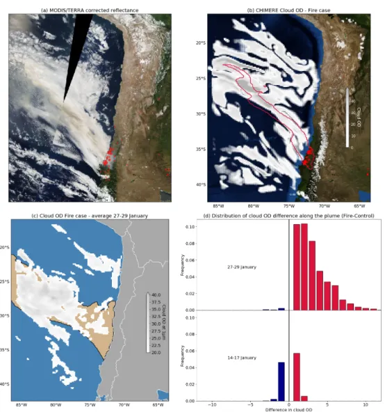 Figure 7. (a) Corrected reflectance product from MODIS/TERRA on 27 January provided by the NASA EOSDIS Worldview platform