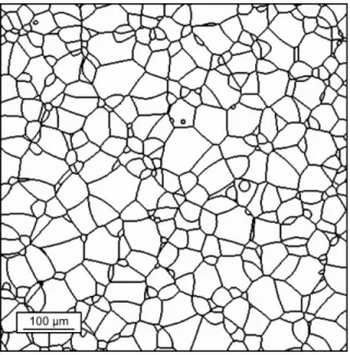 Fig. 5. A 2D slice of the modified Johnson-Mehl tessellation (same scale as in Fig. 3).