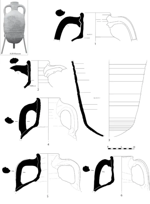 Fig. 3 — Amphores LRA 1B ( vi e - vii e  s.)