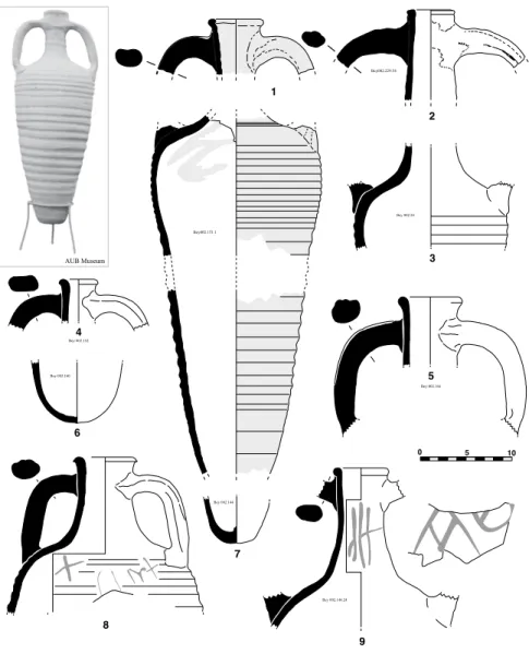 Fig. 10 — Amphores de Sinope (second quart  vi e -fin  vi e  s. ap. J.-C.) 