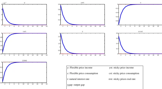 Figure 7: IRF with constant discount