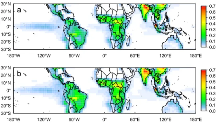 Fig. 8. Ocean region flux anomalies (units of Tg a −1 N). The grey- grey-shaded areas indicate El Niño events (MEI ≥ 0.6)