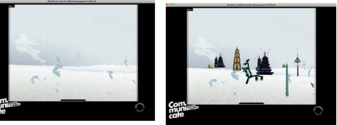 Figure  2: interface de Communicate,  Hi-ReS!,    2004 