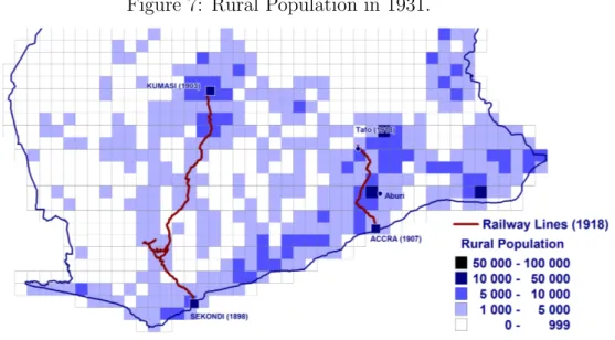 Figure 7: Rural Population in 1931.