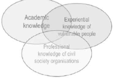 Figure 6 : Reminding the PAHRCA methodology: merging  knowledge 