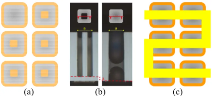 Figure 10.  Comparison between the initial (a) and the novel (b) structure  regarding TSV metallization
