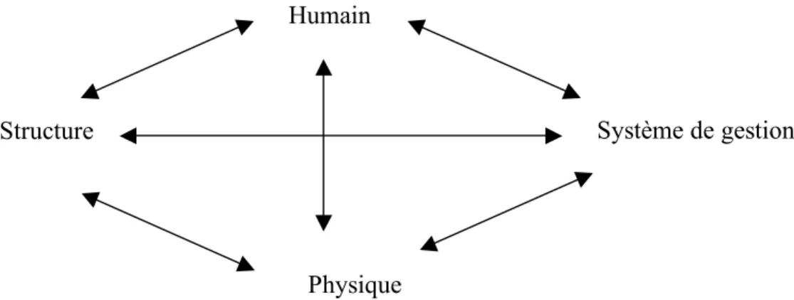 Figure 6 : Organisation : théories et pratiques. (Livian, 2005) 