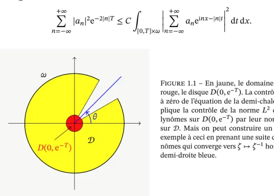 Figure 1.1 – En jaune, le domaine 